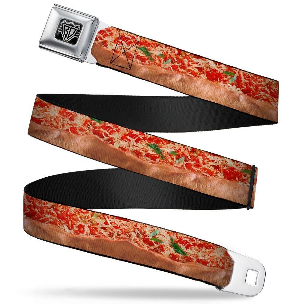 2006 Unisex-Adult's Seatbelt Belt Pizza XL, Chicago Style Vivid, 1.5"